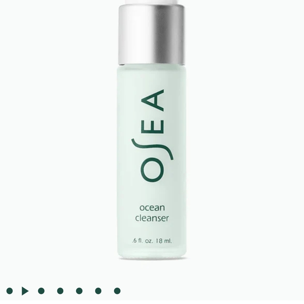 Sea Green and Silver Cleanser Exfoliant